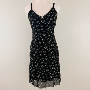 Beautiful vintage 1990s floral mesh dress major grunge fairy vibes <33